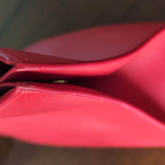 Fire Engine Red Tote Bag Fibreno Dieci - Picture 7 of 11